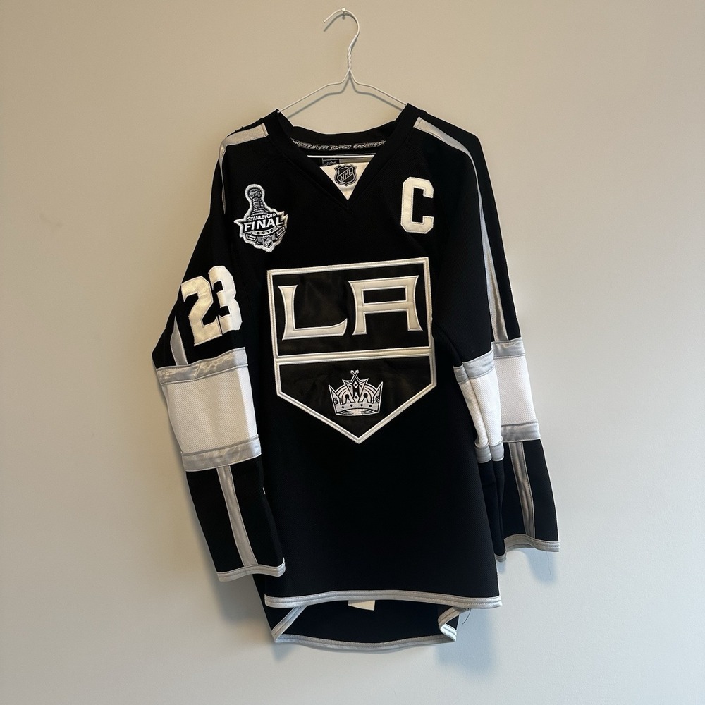DUSTIN BROWN LA‎ KINGS 2012 STANLEY CUP PATCH LICENSED REEBOK JERSEY